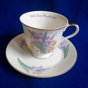 Vintage China Teacup and Saucer Set